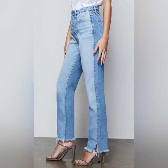 Good American Two Tone Jeans - Picture 2 of 6